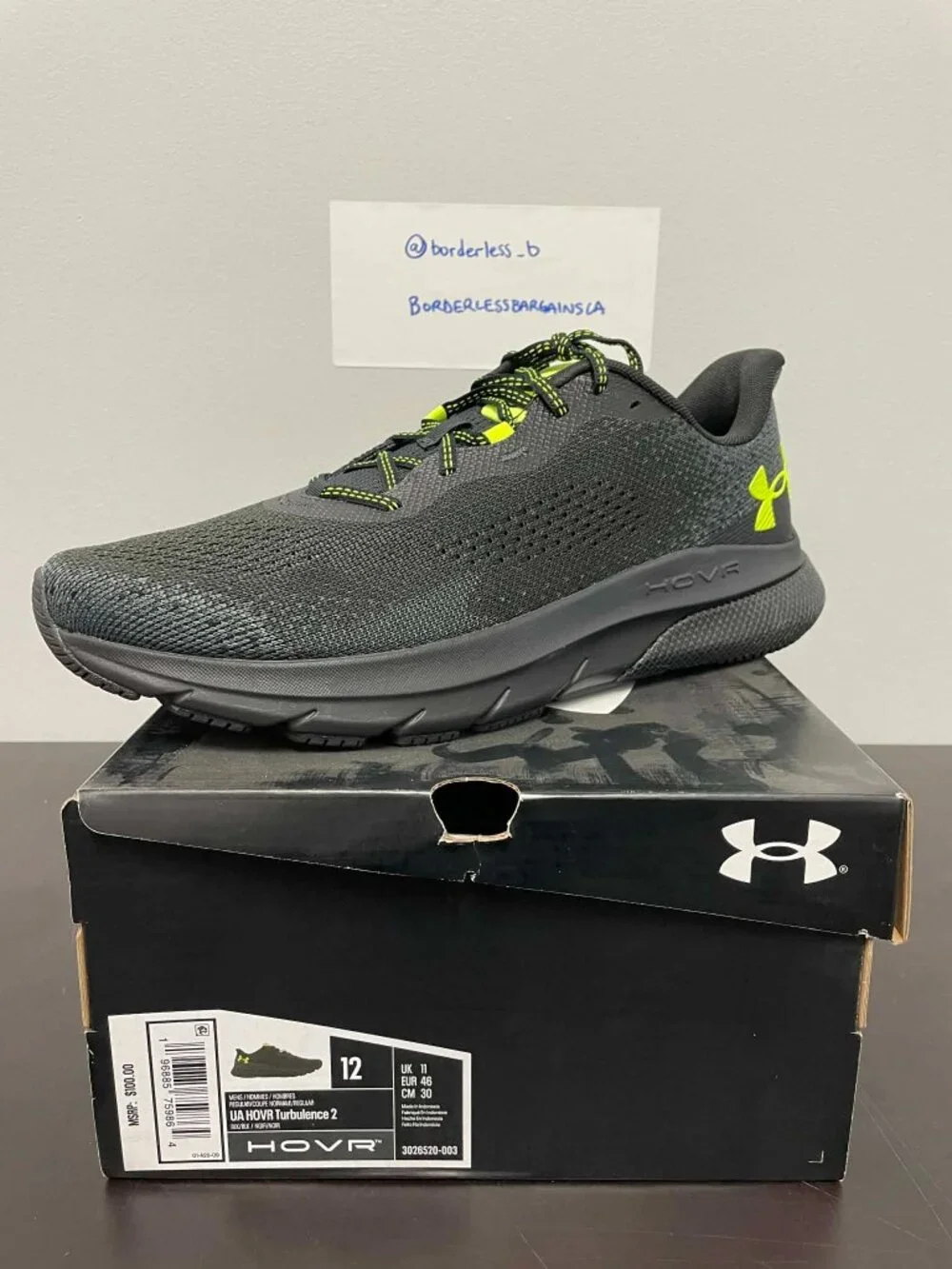 Under Armour HOVR Turbulence 2 (3026520-003) - Size 12